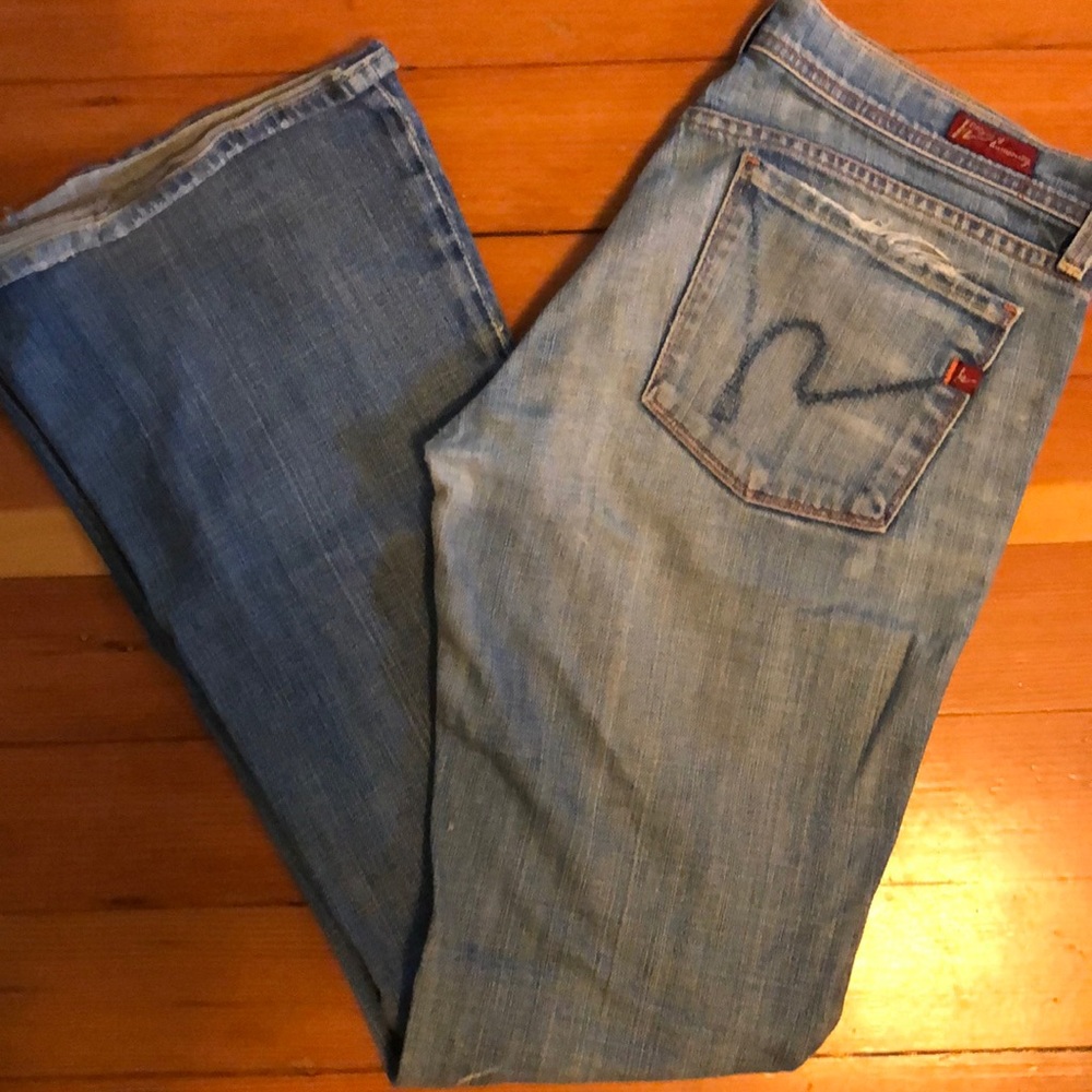 Vintage Citizens of humanity jeans, low rise, flare. 2008